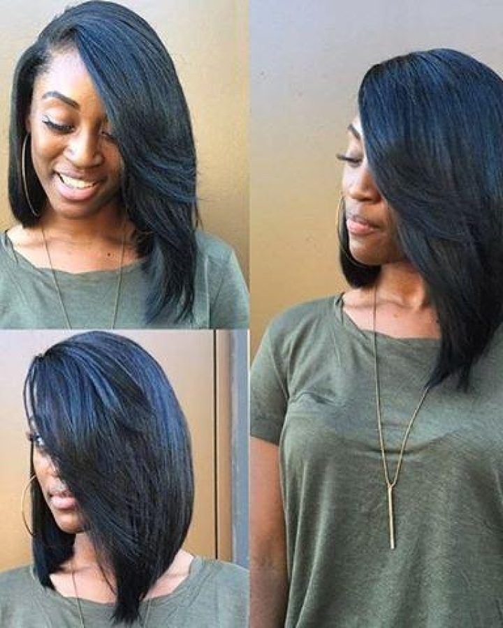15 Ideas of Long Bob Hairstyles with Bangs Weave