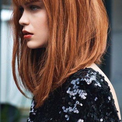 Long Bob Hairstyles With Bangs (Photo 3 of 15)