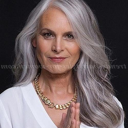 Long Hairstyles Grey Hair (Photo 1 of 15)