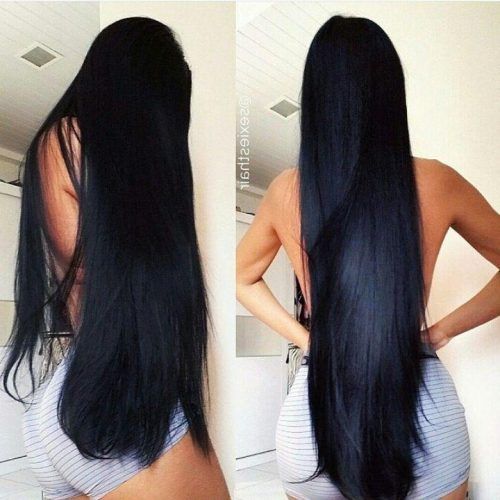 Black Hair Long Layers (Photo 13 of 15)