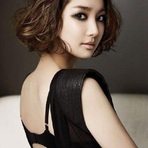 Short Curly Shag Hairstyles For Korean Girls (Photo 9 of 15)