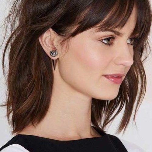 Short To Medium Hairstyles With Bangs (Photo 4 of 15)