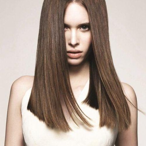 Long Hairstyles One Length (Photo 1 of 15)