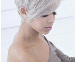 2024 Popular Pixie Haircuts with Long Bangs