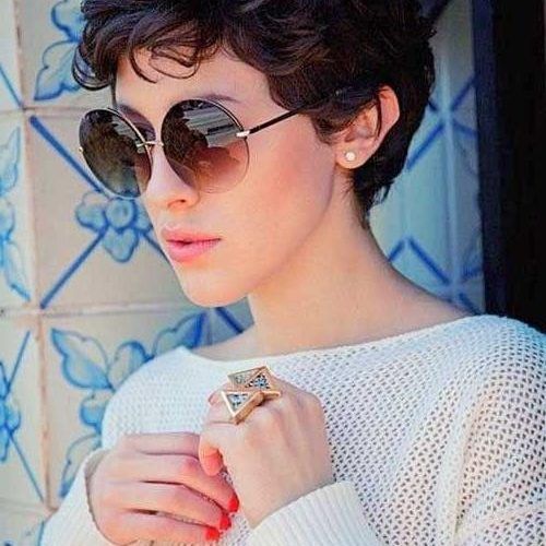 Short Pixie Haircuts For Thick Wavy Hair (Photo 17 of 20)