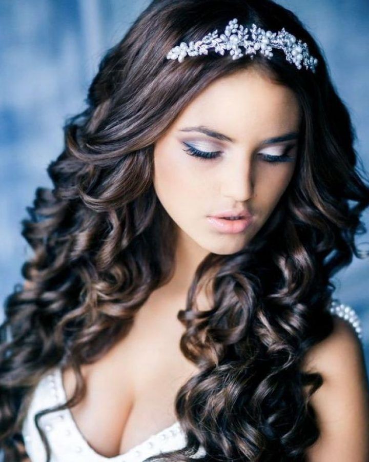 15 Best Collection of Long Curly Quinceanera Hairstyles