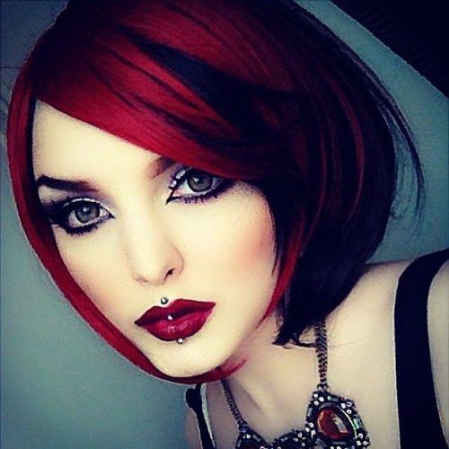 Red And Black Short Hairstyles (Photo 3 of 20)
