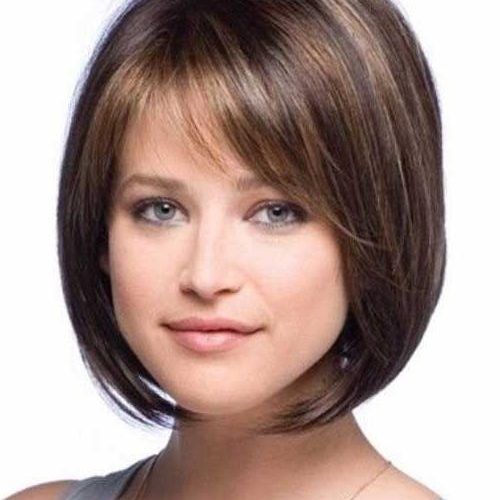 Short Haircuts With Bangs For Round Face (Photo 7 of 20)