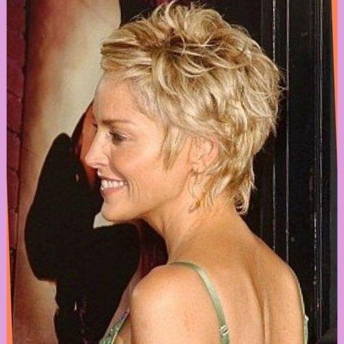 Sharon Stone Short Haircuts (Photo 13 of 20)