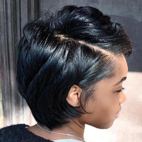 Short Haircuts For Black Women With Thick Hair (Photo 7 of 20)