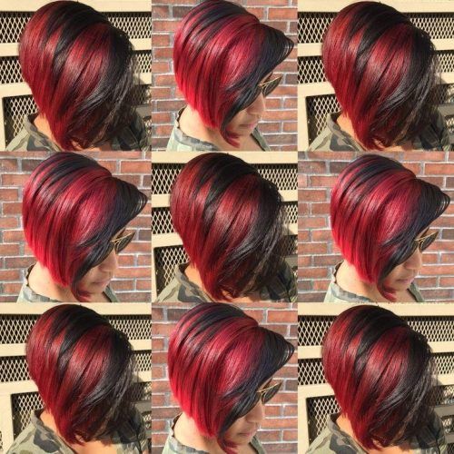 Bright Red Short Hairstyles (Photo 18 of 20)