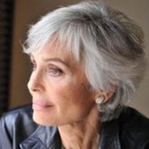 Short Hairstyles For Grey Haired Woman (Photo 14 of 20)