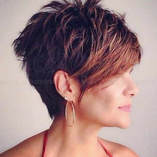Short Haircuts With Long Fringe (Photo 2 of 20)