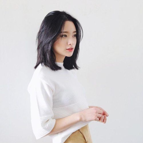 Cute Short White Hairstyles For Korean Girls (Photo 9 of 15)