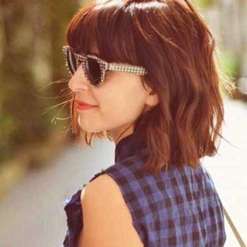 Short Haircuts With Bangs And Glasses (Photo 17 of 20)