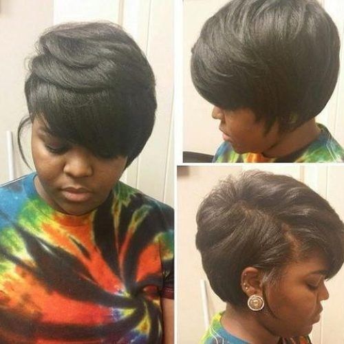 Layered Short Haircuts For Black Women (Photo 13 of 20)