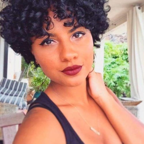 Short Haircuts For Black Curly Hair (Photo 7 of 20)
