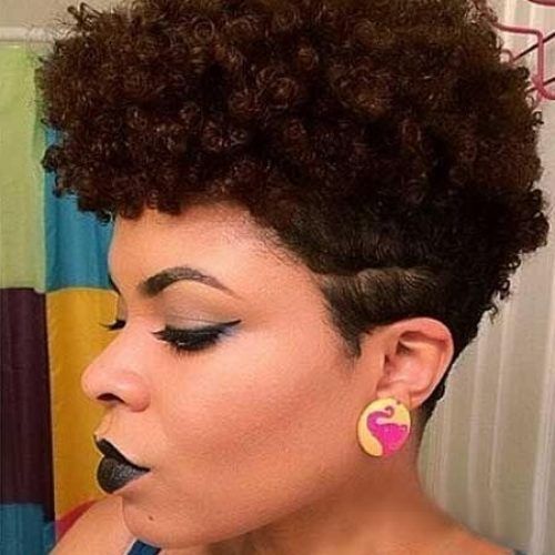 Black Women Natural Short Haircuts (Photo 10 of 20)