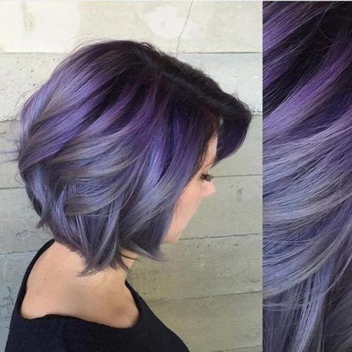 Purple And Black Short Hairstyles (Photo 16 of 20)