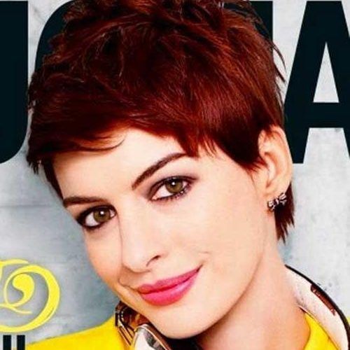 Short Haircuts With Red Color (Photo 19 of 20)