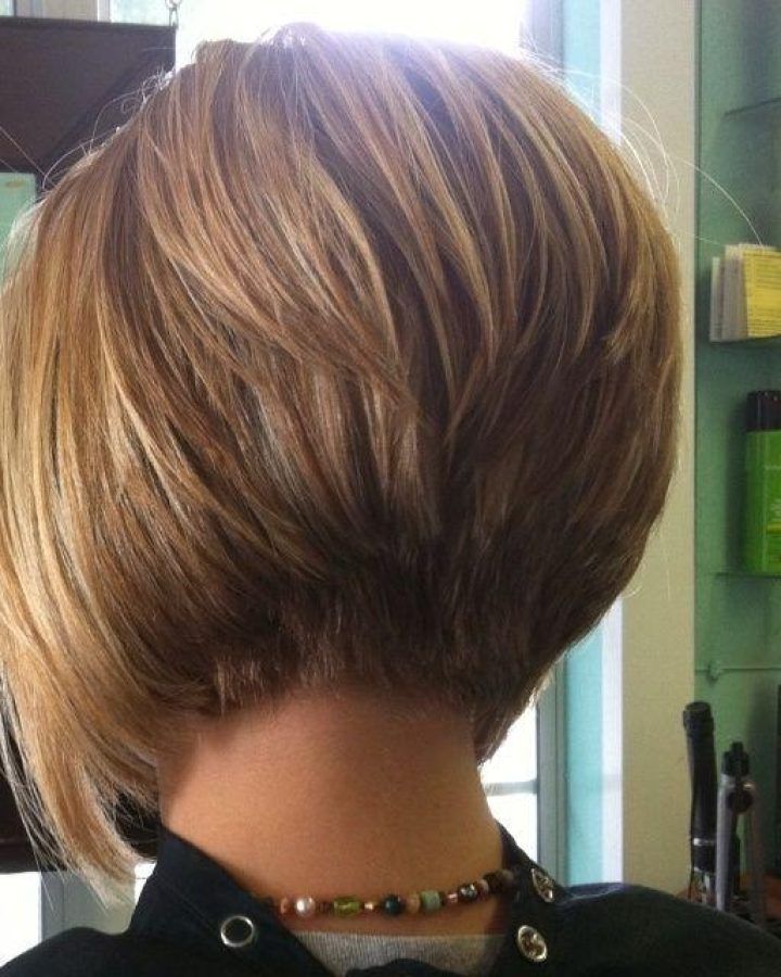 15 Ideas of Stacked Bob Hairstyles Back View