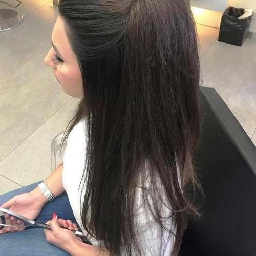 Half Up Hairstyles For Long Straight Hair (Photo 6 of 15)