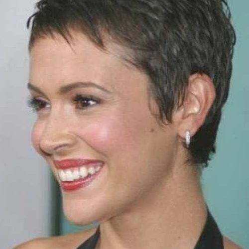 Super Short Hairstyles For Round Faces (Photo 12 of 15)