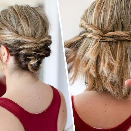 Updo Short Hairstyles (Photo 1 of 20)