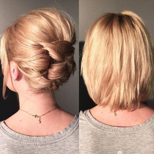 Updo Short Hairstyles (Photo 7 of 20)