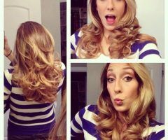 15 Photos Long Hairstyles Using Rollers
