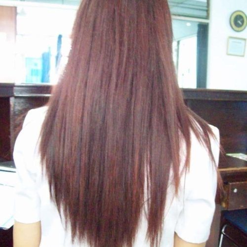 Long Hairstyles V Shape At Back (Photo 12 of 15)