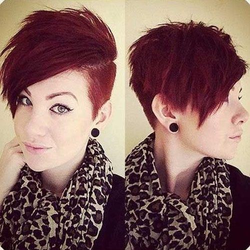 Short Hairstyles With Shaved Sides For Women (Photo 8 of 20)