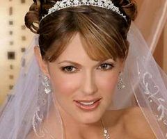 15 Collection of Updos Wedding Hairstyles with Tiara