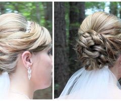 15 Inspirations Bridal Updo Hairstyles for Medium Length Hair