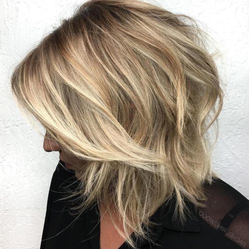 Bronde Shaggy Hairstyles With Feathered Layers (Photo 16 of 20)