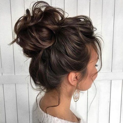 Bun Updo With Accessories For Thick Hair (Photo 13 of 15)