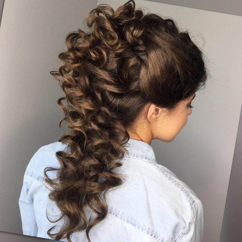 Cascading Curly Crown Braid Hairstyles (Photo 5 of 20)
