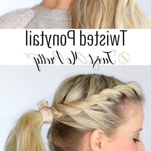 Chic High Ponytail Hairstyles With A Twist (Photo 5 of 20)