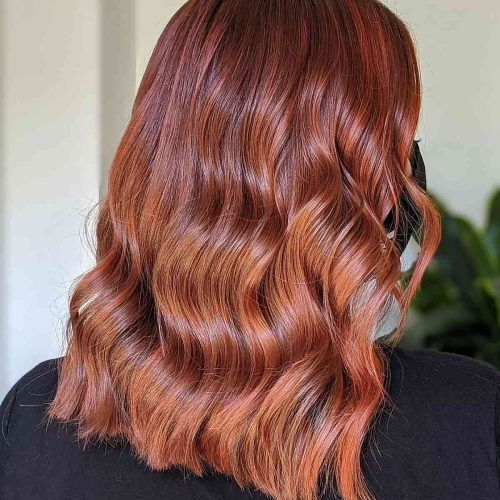 Copper Medium Length Hairstyles (Photo 3 of 20)