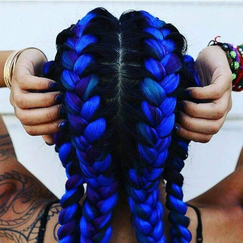 Cornrows Hairstyles With Color (Photo 8 of 15)