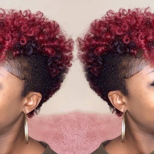 Curly Weave Mohawk Haircuts (Photo 10 of 20)