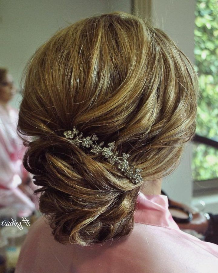 20 Photos Fancy Chignon Wedding Hairstyles for Lob Length Hair