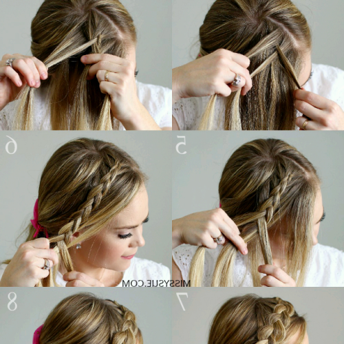 Headband Braid Hairstyles With Long Waves (Photo 18 of 20)