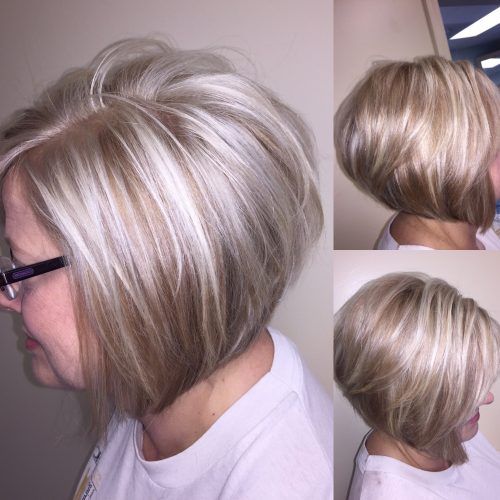 Icy Blonde Inverted Bob Haircuts (Photo 1 of 20)