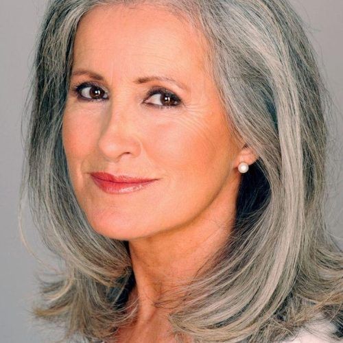 Long Hairstyles For Grey Haired Woman (Photo 6 of 15)