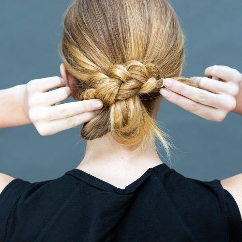 Loosely Tied Braided Hairstyles With A Ribbon (Photo 9 of 20)
