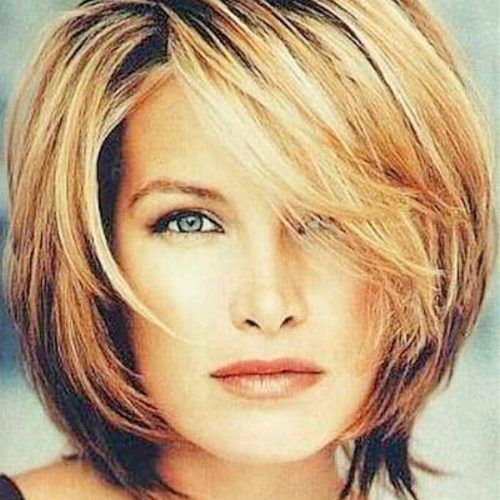 Medium Hairstyles For Thick Hair Over 40 (Photo 10 of 20)