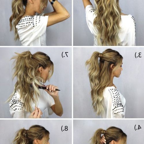 Messy And Teased Gray Pony Hairstyles (Photo 4 of 20)