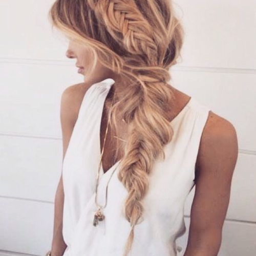 Messy Side Fishtail Braided Hairstyles (Photo 5 of 20)