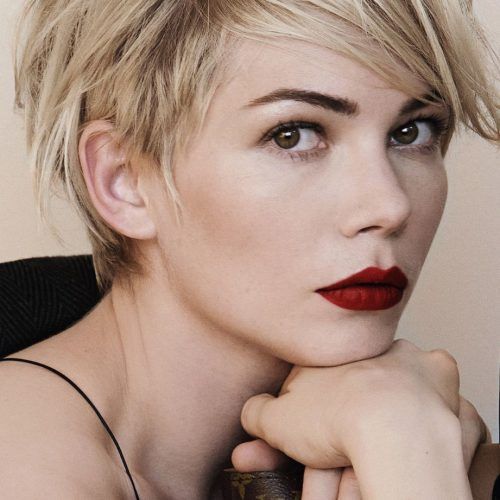 Michelle Williams Pixie Haircuts (Photo 5 of 20)